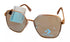 Converse Gold Womens Sunglass Gold Square Blue Gradient Lens H095